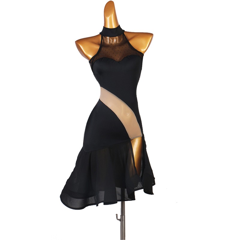 justaucorps danse femme robe de soirée danses latines femmes soiree moderne fille robes latine franges sexy pour rue jupe deguisement compétition rose