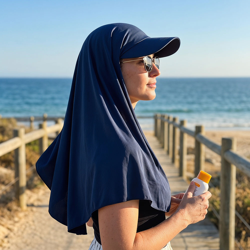 2026 Casquette de baseball hijab tendance pour femme, bonnet-foulard doux et respirant, foulard, écharpe, chapeau de soleil musulman, bandana, turban