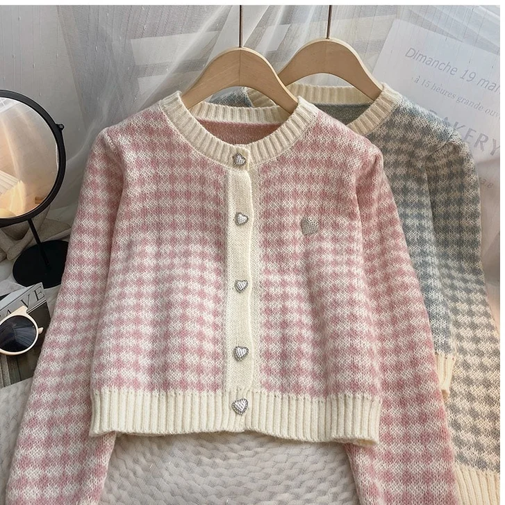 Cardigans en tricot à manches longues pour femmes, mode coréenne, nouveau manteau d'extérieur