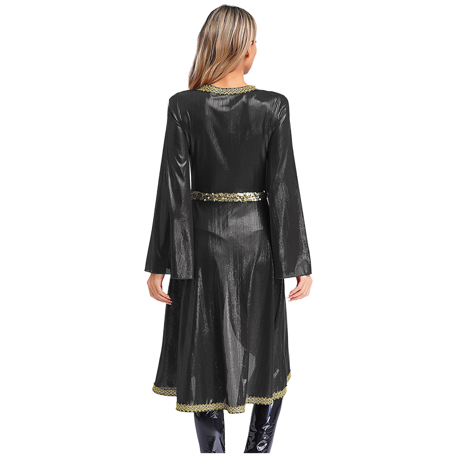 Femmes musulmanes Abaya robe Thobe à manches longues taille haute broderie Caftan robe islamique dubaï marocain caftan fantaisie Eid robe