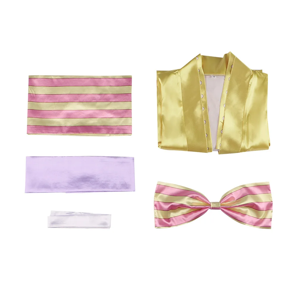 Kikunojo-Costume Kimono Jaune pour Femme, Uniforme de ix, Robe Sexy, Tenues de Carnaval, Anime Wano Country Périphérique, Cosplay