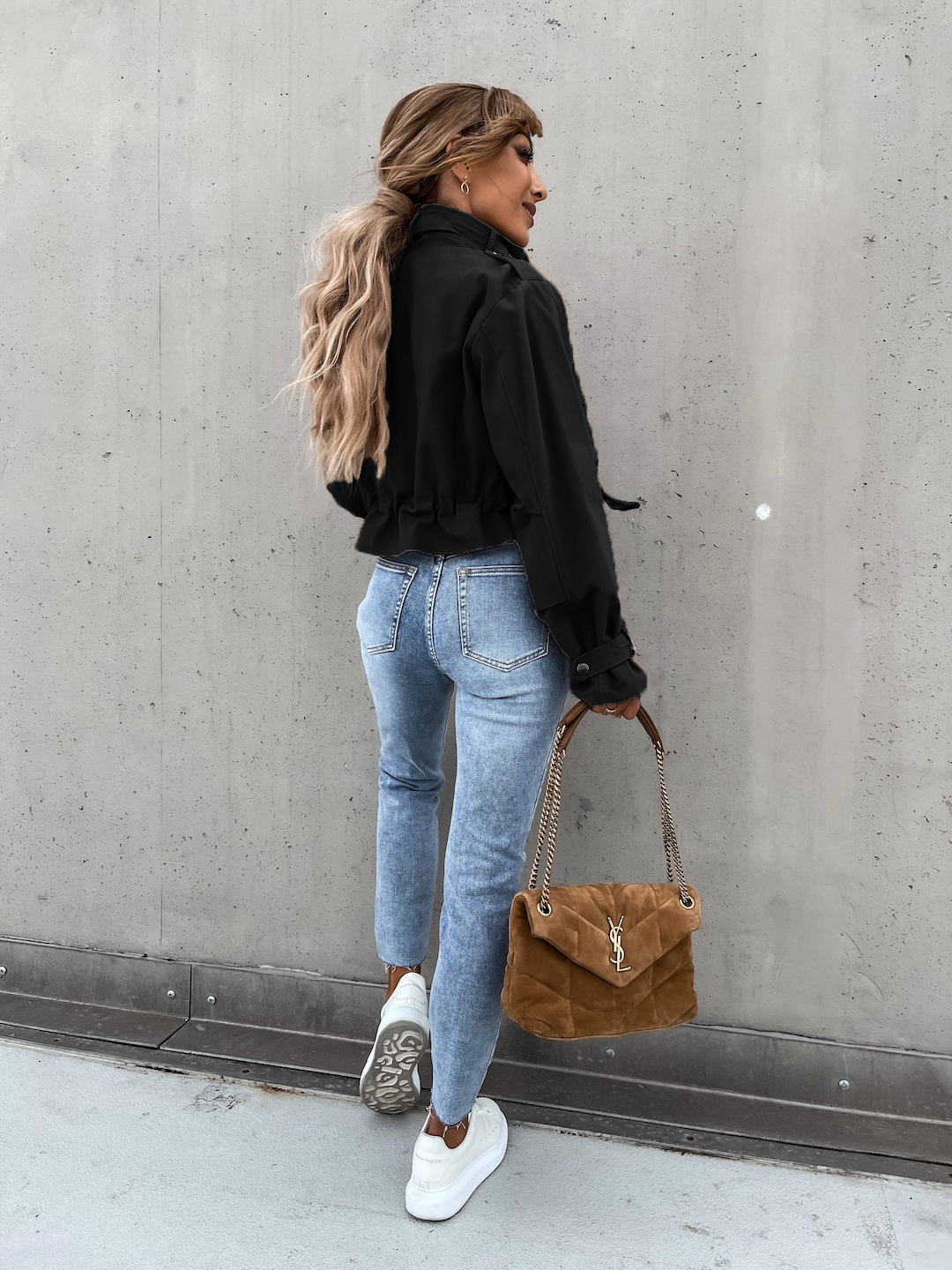 Veste d'hiver pour femme 2026, style streetwear, haut à manches longues, blouson bomber, produits tendance, manteaux, manteau court style utilitaire pour femme