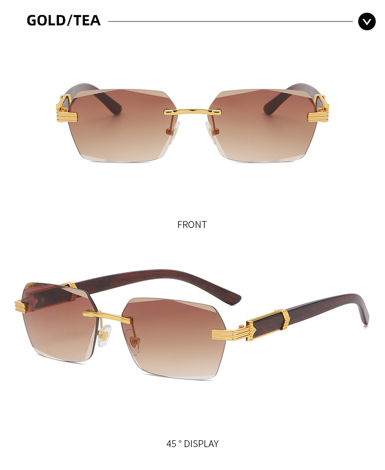 Lunettes de soleil rectangulaires pour hommes et femmes, petites lunettes de soleil carrées, mode populaire, été, voyage, 2024