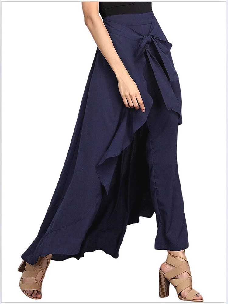 Jupe-pantalon polyvalent taille haute pour femmes, jambes larges, nouvelle personnalité, Style de rue, pantalon de transport Simple, printemps et été