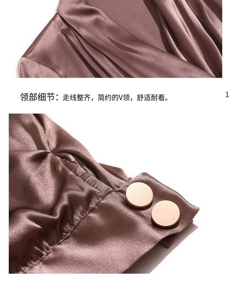Chemise Mulberry InjStyle polyvalente et élégante, col en V croisé, manches longues, haut simulé, début d'automne, nouveau, 2025