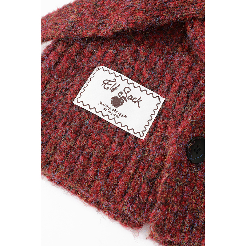 ELFSACK Écharpe chaude mignonne cagoule à boutons intégrés pour femme