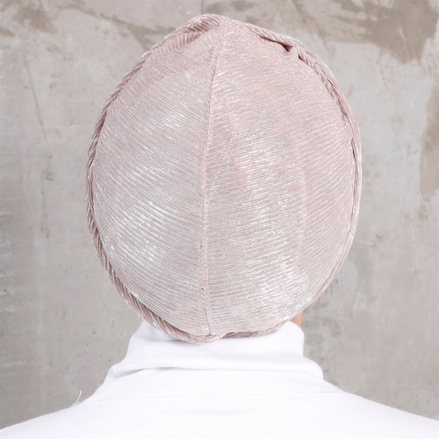Hijabs intérieurs musulmans à paillettes pour femmes, Turban ventilé instantané, foulard, casquettes pour femmes, Design léger islamique (31g)
