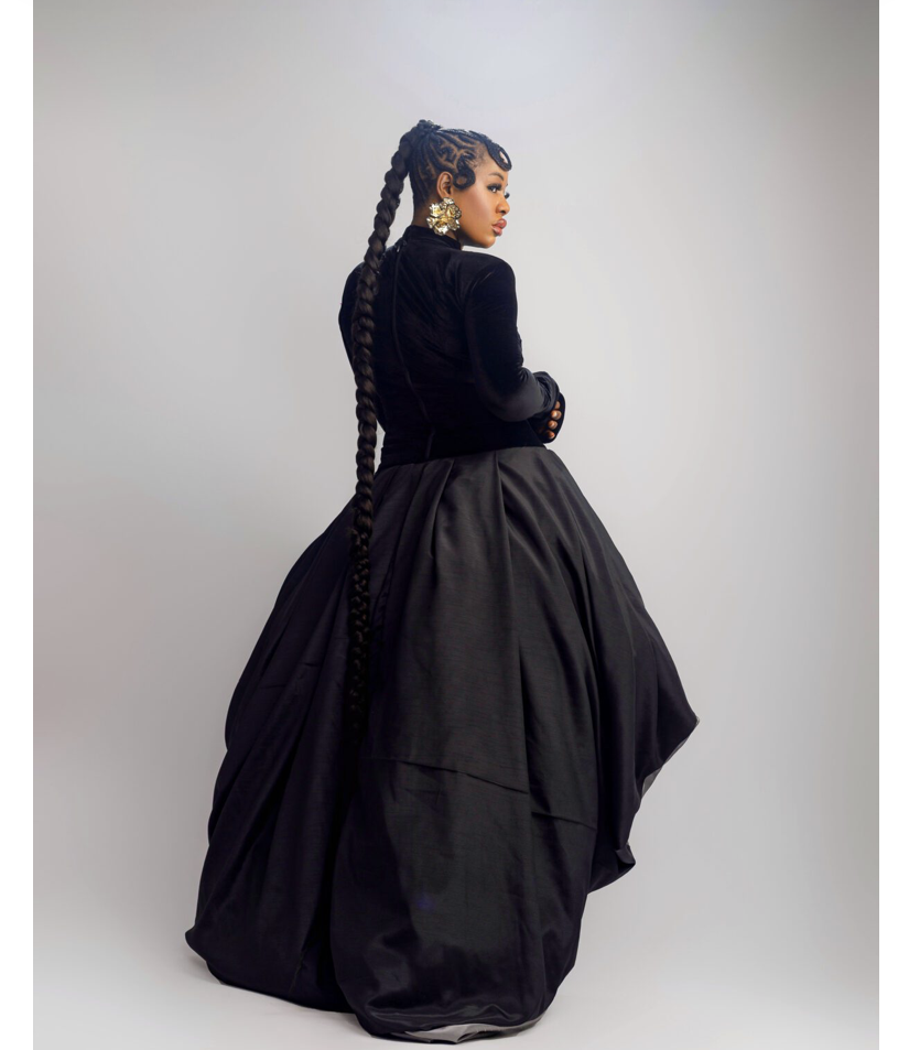 Superbes jupes longues noires avec fermeture éclair argentée, jupe maxi asymétrique pour femme, jupe longue en taffetas pour femme