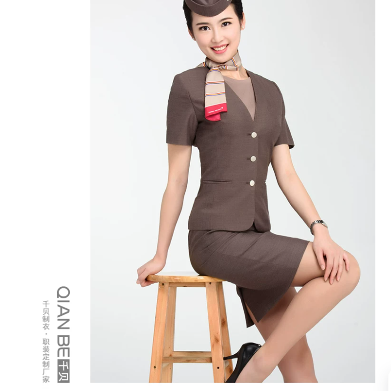 Tenue professionnelle d'hôtesse de l'air Asiana, vêtements de travail d'été pour femmes, hôtel