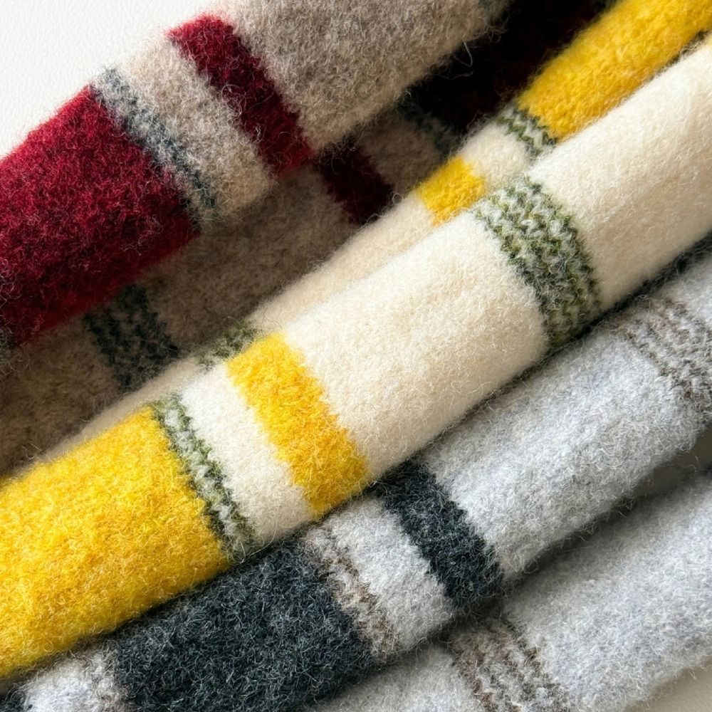 Écharpe en laine à rayures de Style coréen, tricotée, Slim, Y2K, pour filles, col chaud, pour femmes et hommes