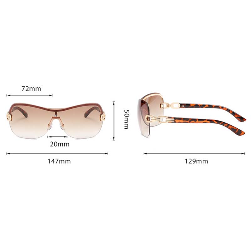 Lunettes de soleil carrées décontractées pour femmes et hommes, verres dégradés, marque de créateur, idéales pour les voyages et les activités de plein air