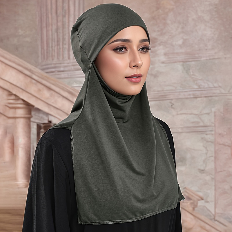 Mode musulmane, foulards hijab doux pour femmes, hijab prêt à porter instantanément, châle hijab uni, foulards islamiques, turban pour femme, longs châles, couvre-chef