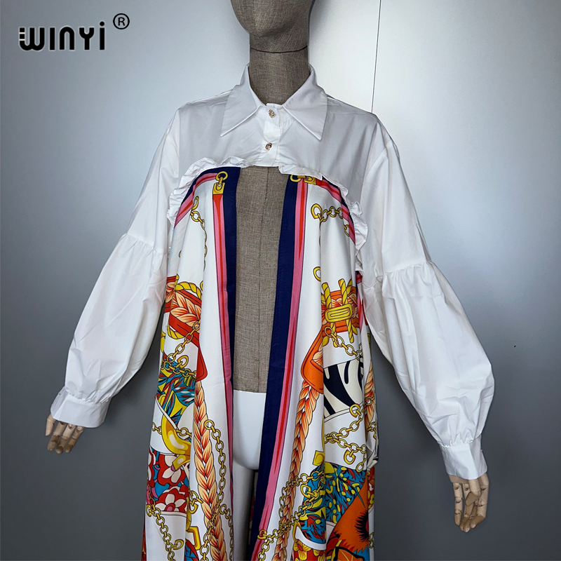 WINYI caftan robes africaines pour femme musulmane femme vêtements Maxi boho femme vêtements été robe élégante abaya dubaï luxe