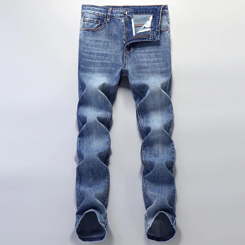 Jeans carillon coupe couvertes pour hommes, pantalons longs décontractés polyvalents, marque de luxe européenne, mode haut de gamme, vêtements en denim, Y2K