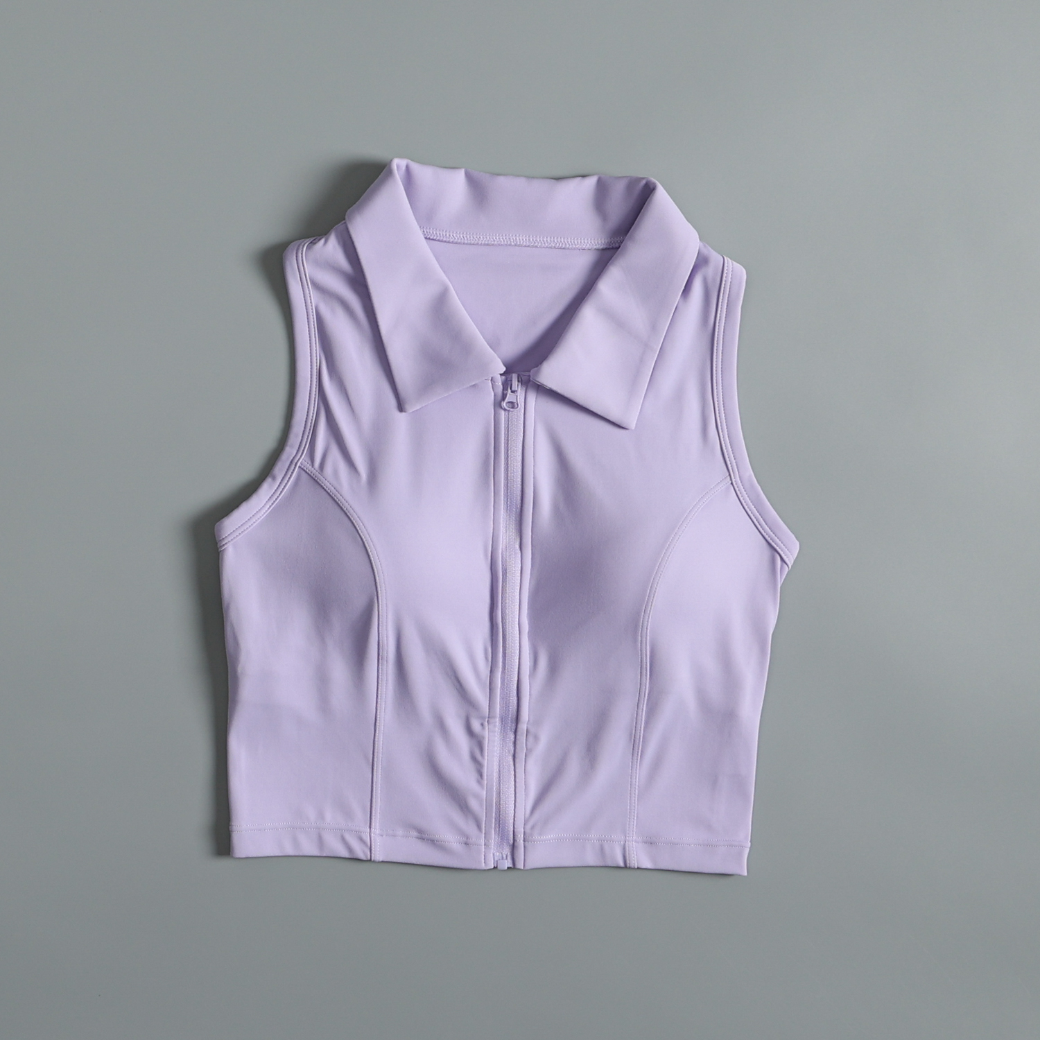 Gilet de sport pour femmes en été, entraînement de course, antichoc, professionnel, fermeture éclair sur le devant, yoga, fitness, séchage rapide, auxiliaire