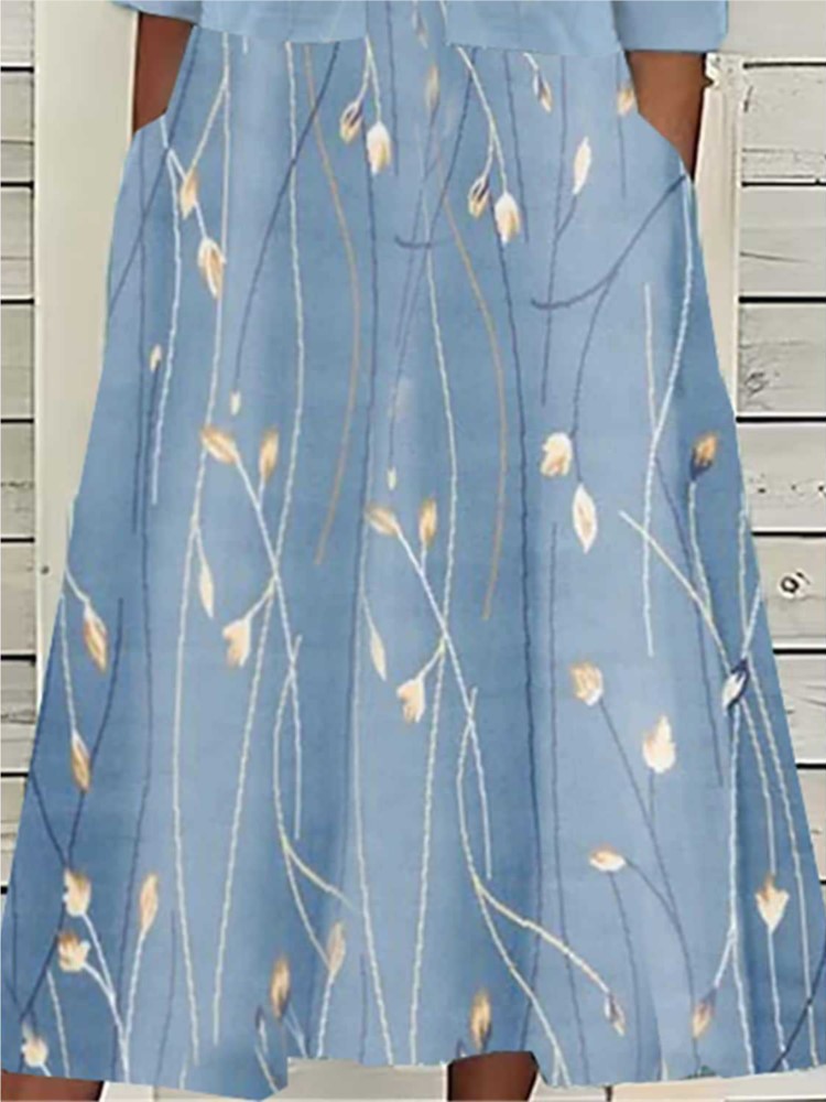 Robe à imprimé floral à col en V pour femmes, ensemble d'été en fibre bohème et cardigan, petit manteau imbibé, robe de plage décontractée, tenues 2 pièces