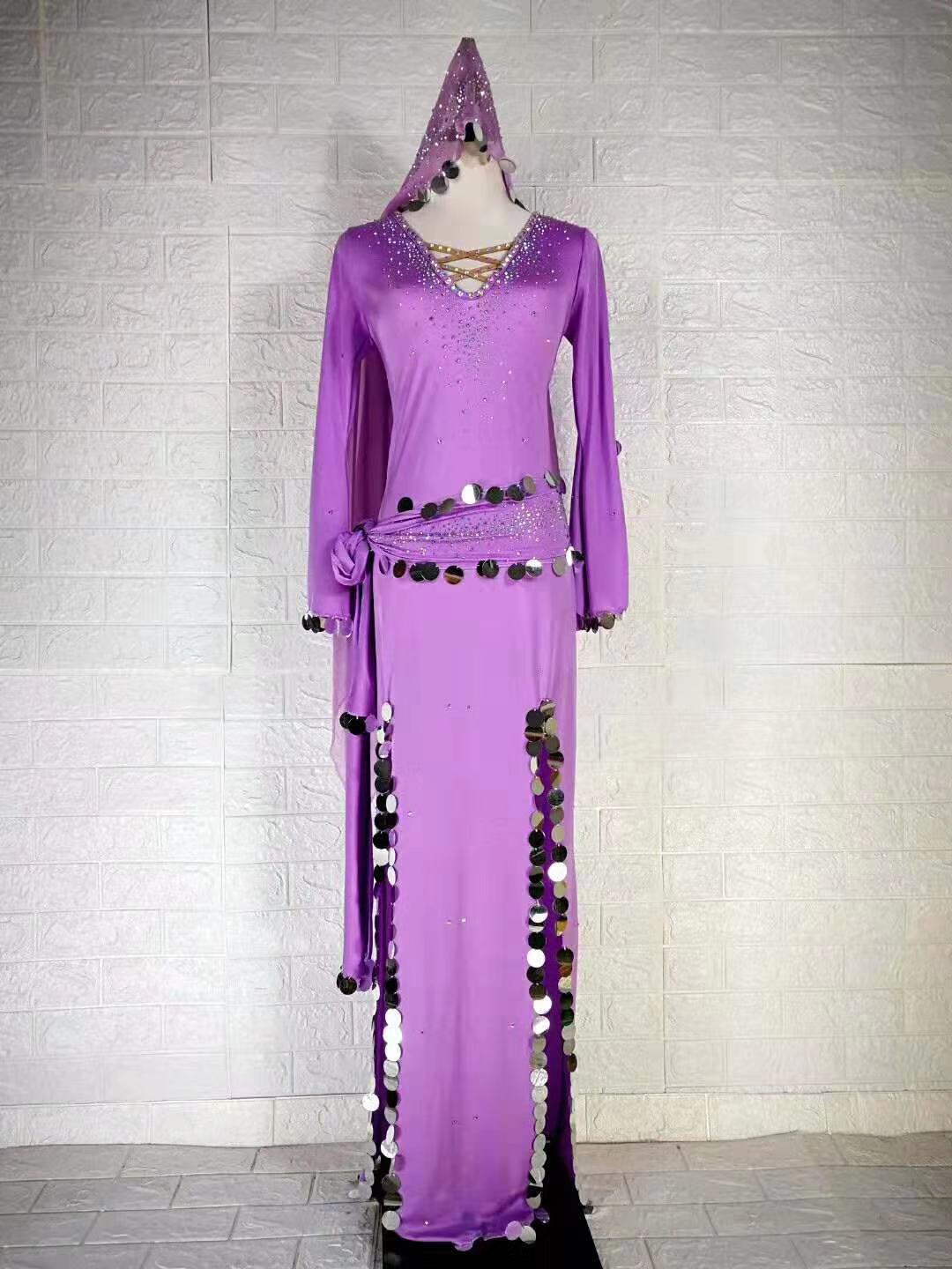 Vêtements de danse du ventre pour femmes, danse du ventre professionnelle, robe de performance, robe Baladi, robes financièrement, tenue 4 pièces