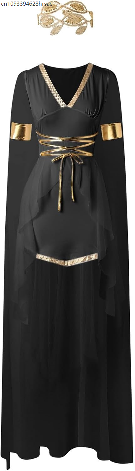 Costume femme déesse l'ancien romain déguisement robe body Costume grec carnaval Halloween carnaval fête Cosplay tenue