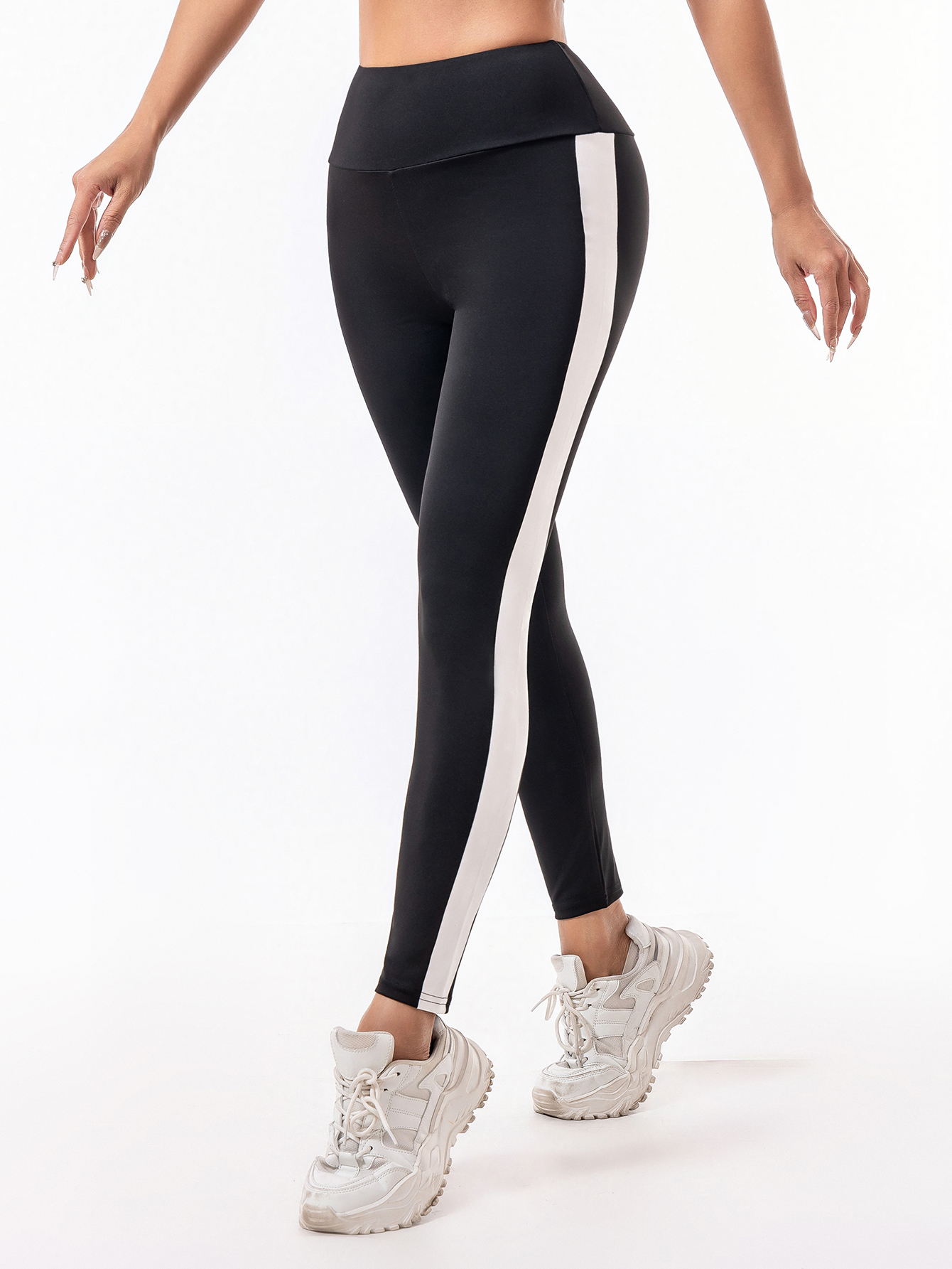 Leggings pour femmes, taille haute, élastiques, avec lettres, effet push-up, pour yoga et fitness
