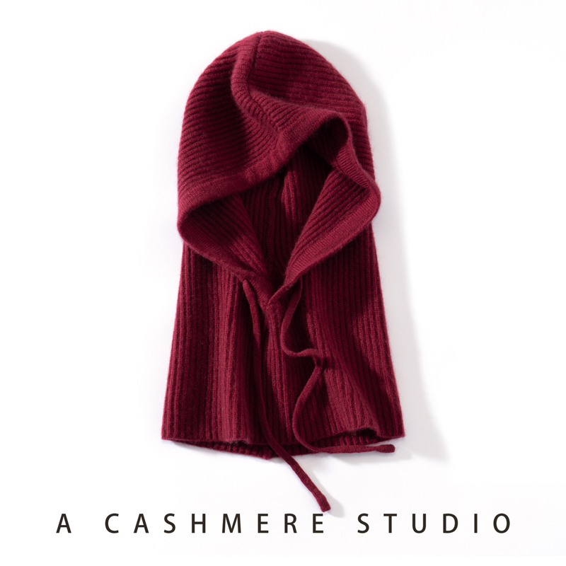 Chapeau chaud en cachemire pour femme, écharpe douce pour femme, bonnet fille, 100% cachemire, extérieur, haute qualité, nouvelle mode, automne et hiver
