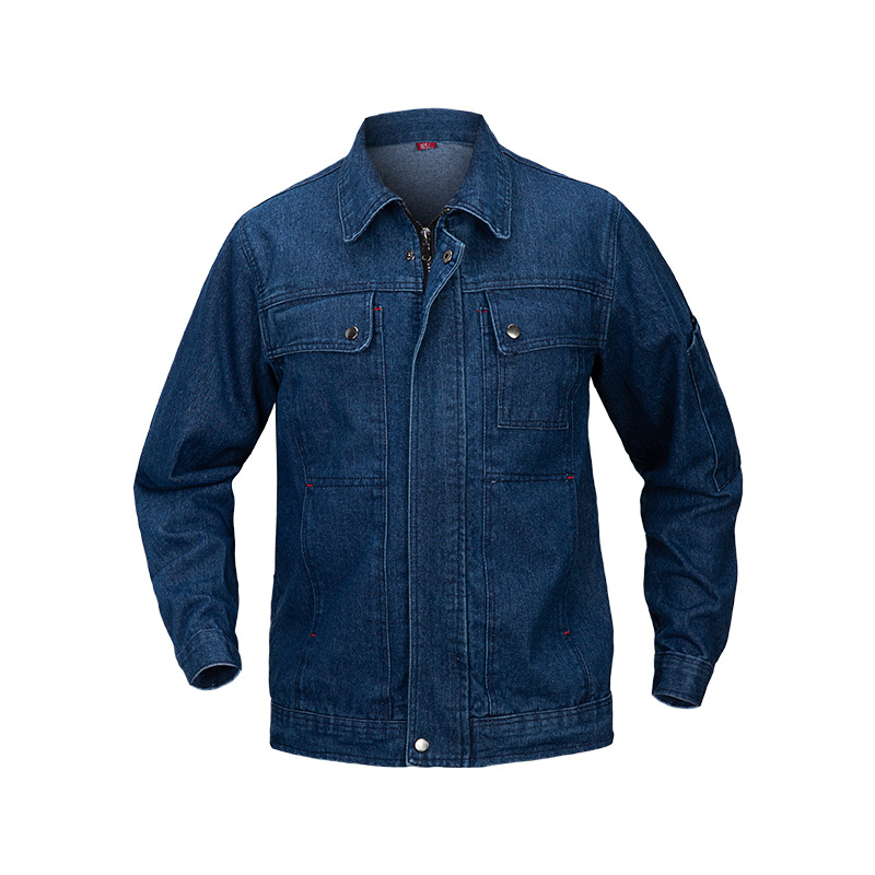 Combinaisons de soudage résistantes à l'usure, uniformes de travail en denim durables, combinaisons de soudeur, vêtements de travail de sécurité, vêtements de travail pour atelier électrique