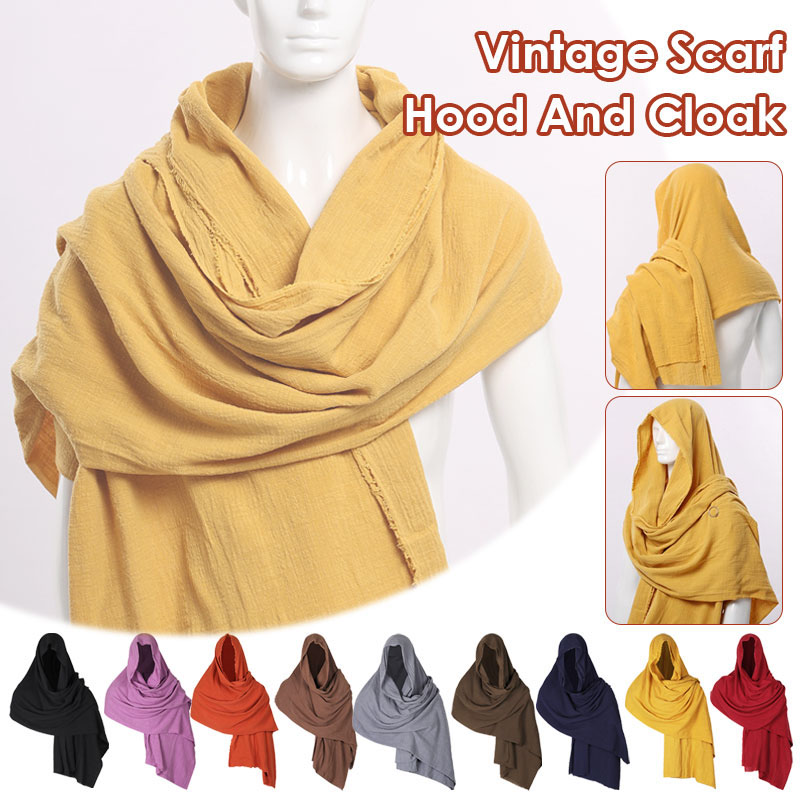 Nouveau Vintage Pirate écharpe médiévale capuche cape Halloween Cosplay Renaissance Costume capuche écharpe épaule Cowl gothique Capes