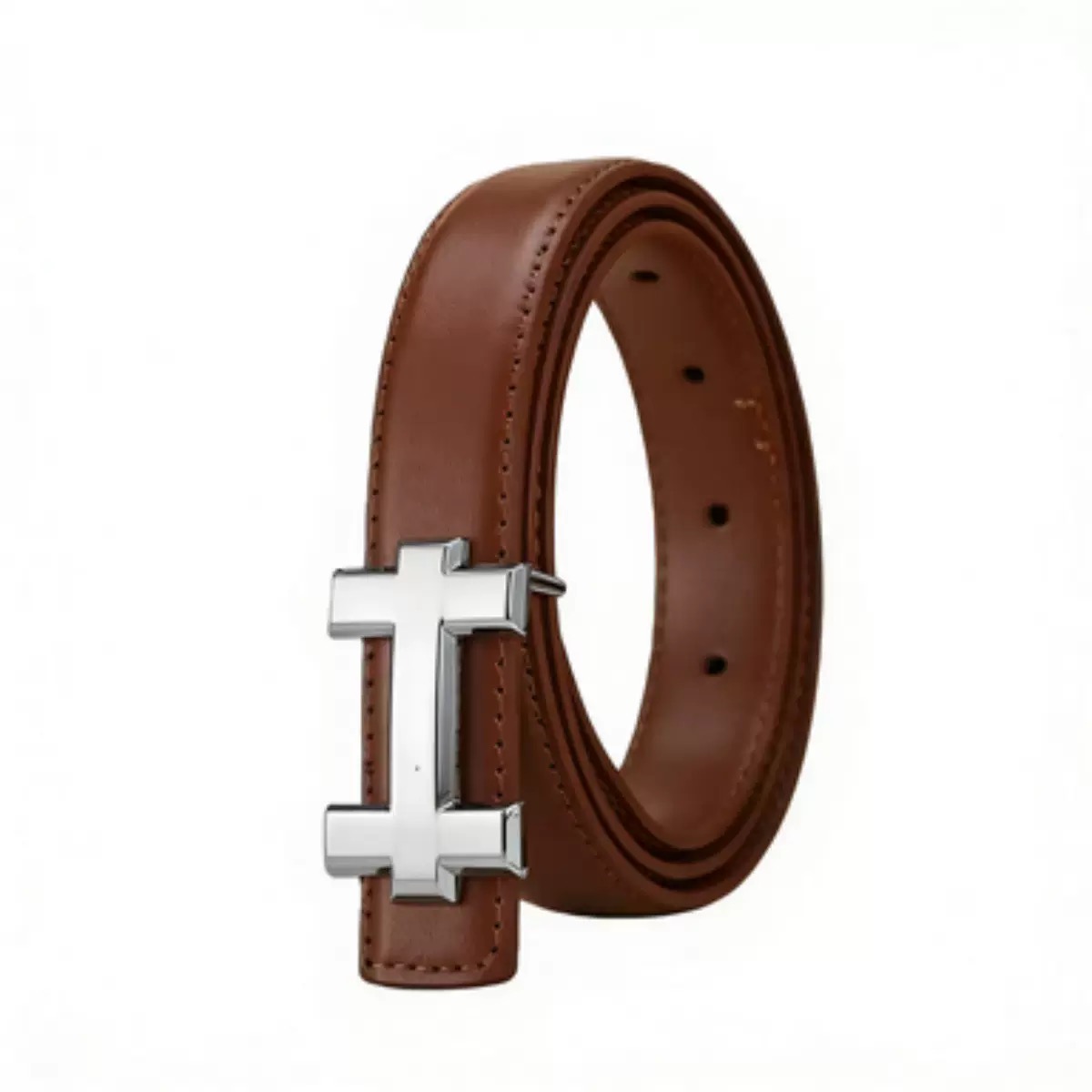 Nouvelle ceinture fine à boucle en H pour femme, élégante et tendance, pour robes, pantalons et jupes, noir, marron, 4 couleurs, amincissante