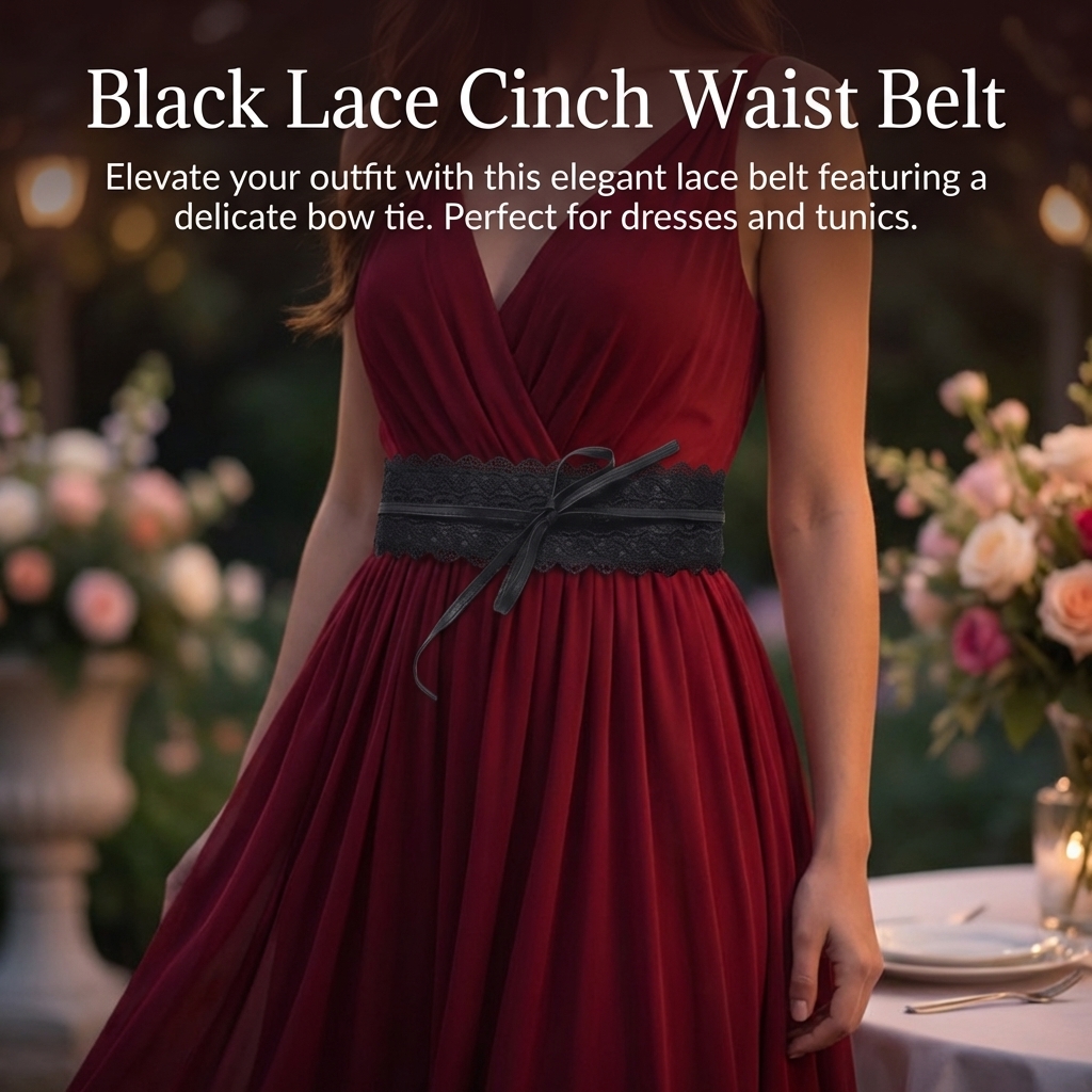 Ceinture large en cuir PU style bohème pour femme avec nœuds et dentelle, corset décoratif pour robe de mariée et jupe