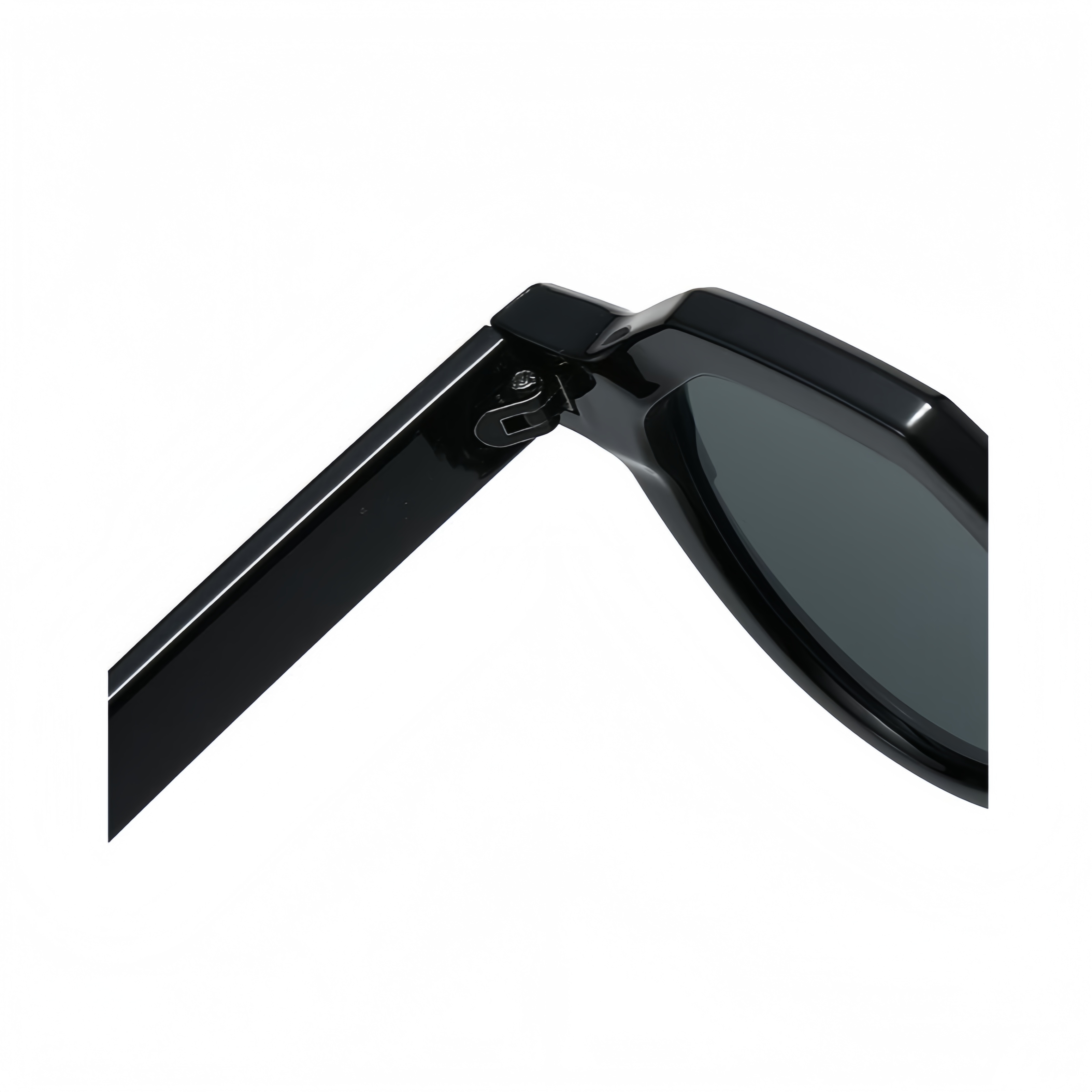 Lunettes de soleil semi-rondes irrégulières avec rivets, style européen et américain, unisexe, vintage, lunettes de style de rue tendance