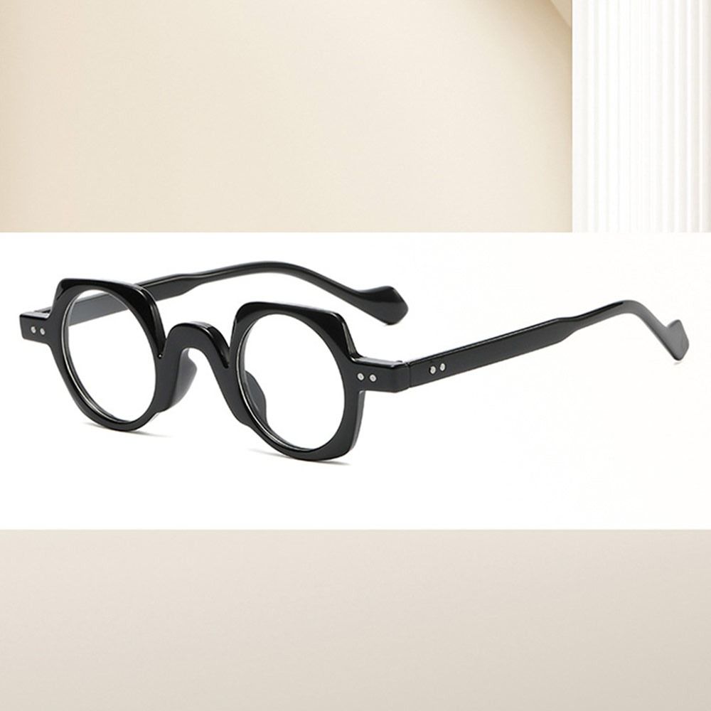 Lunettes à monture carrée ronde de style japonais, lunettes bloquant la lumière bleue, unisexe, lunettes non contrevenants, lunettes vintage