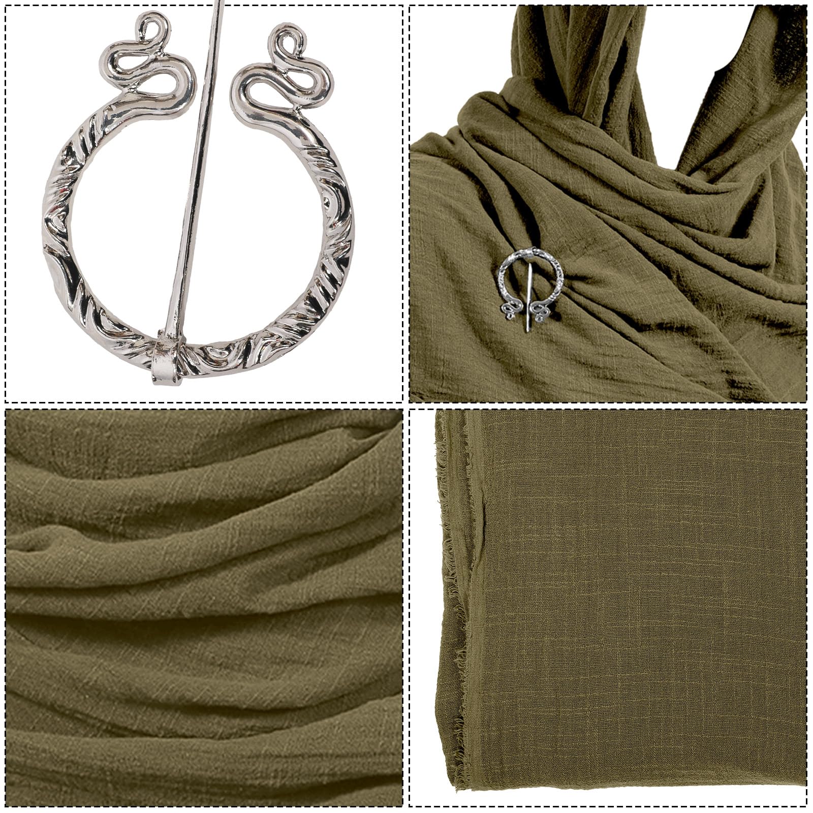 Cape médiévale avec capuche pour hommes et femmes, châle, écharpe, Costume Viking de la Renaissance, accessoire de Cape apocalyptique pour adultes