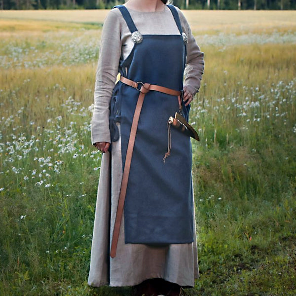 Tablier Viking médiéval pour femmes, robe tunique avec dos noué, robe de fête de foire de la Renaissance, robe de carnaval d'halloween ﻿