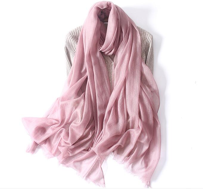 Naizaiga 100% cachemire dames solide été mince châle femmes marque écharpe grande taille luxe pashmina, JYFZ1