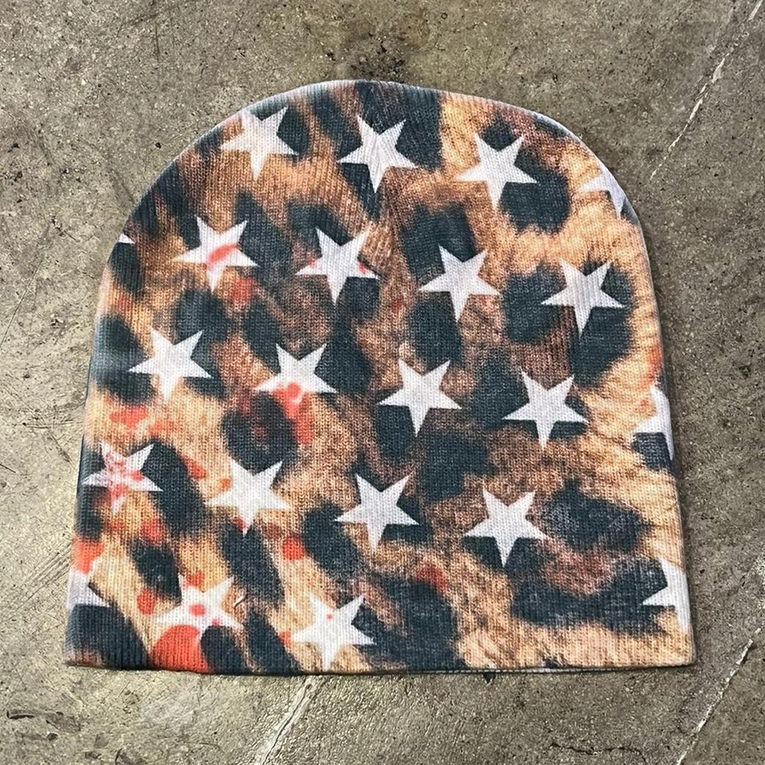 Chapeau pour femmes, chapeaux amusants, casquettes pour hommes avec imprimé années 2000, bonnets gothiques punk emo tendance, accessoires d'hiver Y2k Harajuku, bonnet vintage mignon
