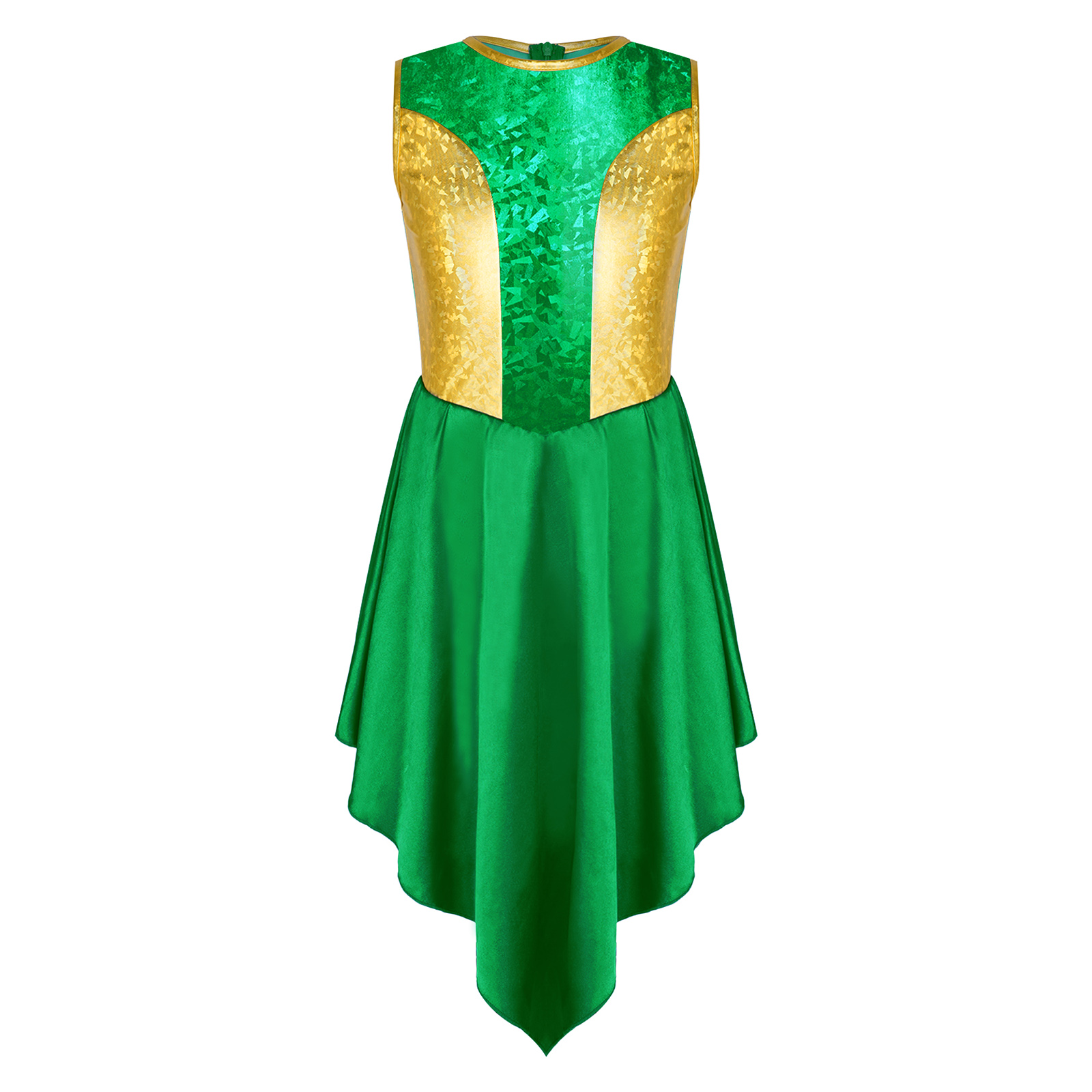 Robe de louange liturgique pour filles, costumes de danse lyrique pour enfants, costumes de choriste d'église, de culte et de danse de salon