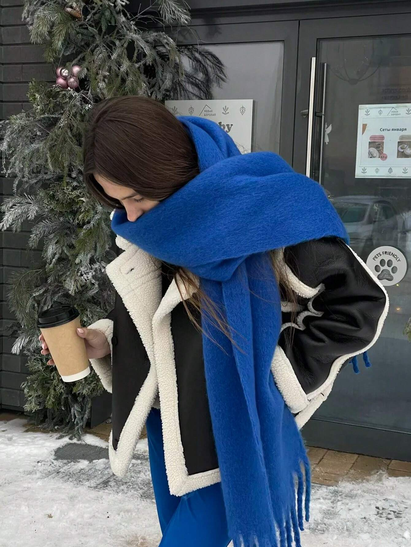 Écharpe d'hiver femmes de luxe automne hiver écharpe en cachemire épaissi chaud châle classique glands moelleux écharpe couleur unie doux châle