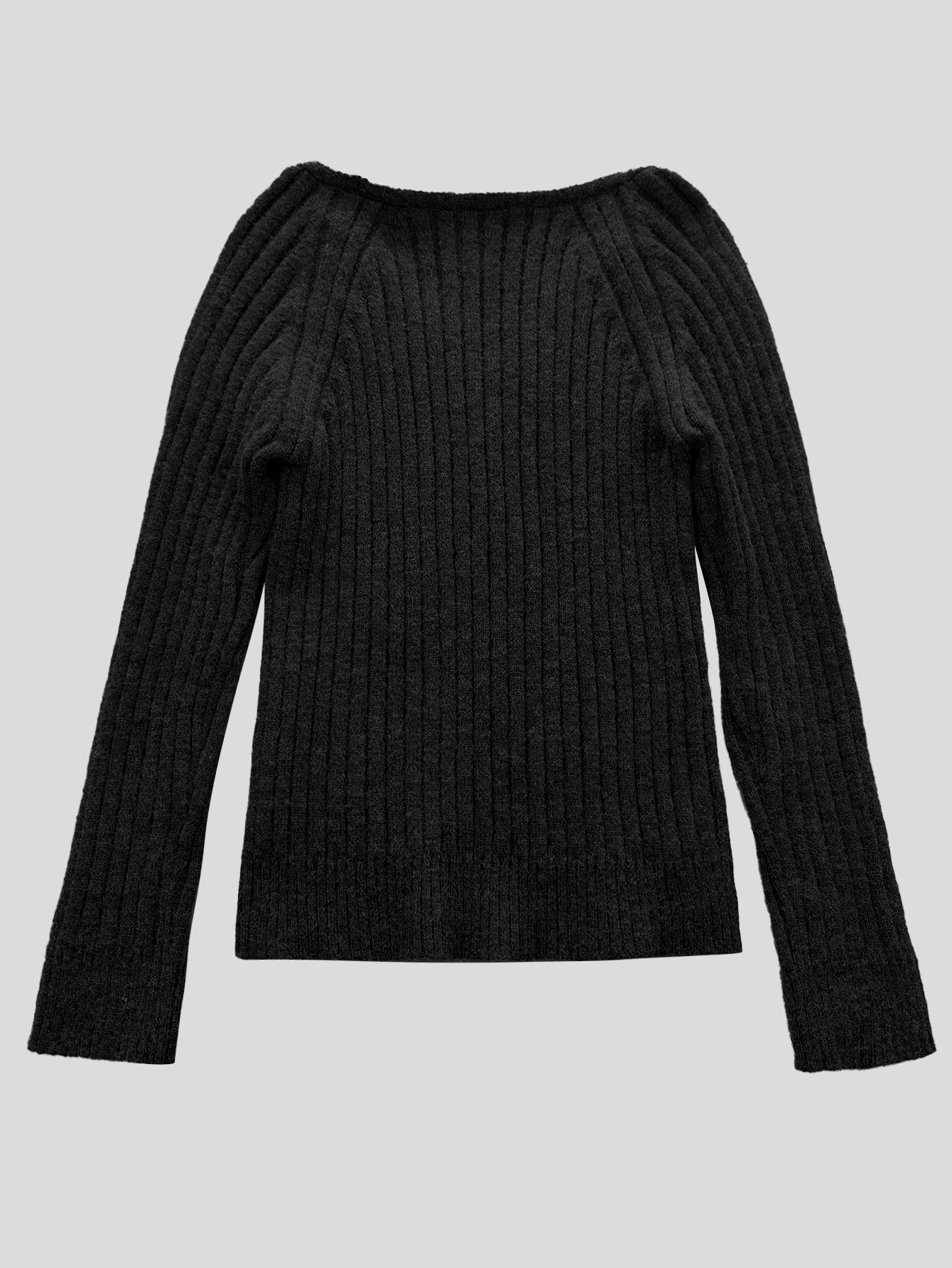 Pulls tricotés décontractés à manches longues pour femmes, col en V, couleur unie côtelée