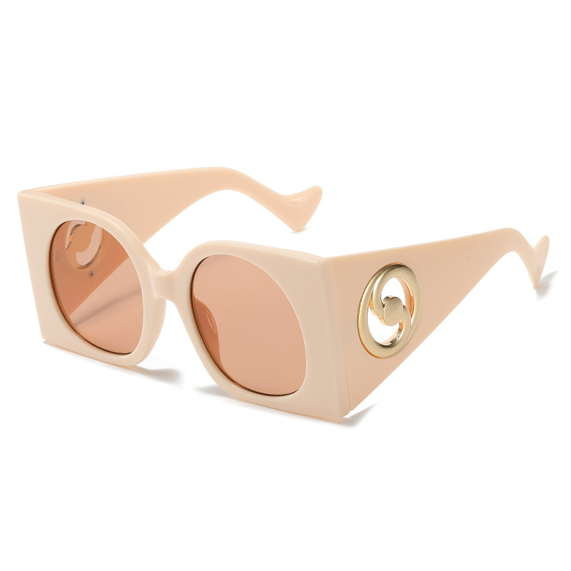 Lunettes de soleil carrées colorées pour femmes et hommes, monture bicolore, lunettes de soleil de voyage, nuances UV400, Gafas Oculos, marque de luxe