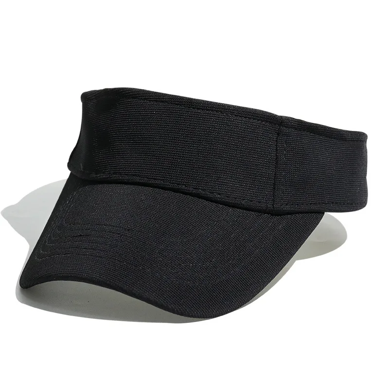 Visière réglable d'été pour hommes et femmes, Protection UV rouge noir rose, haut vide solide, sport, Tennis, Golf, course à pied, casquette de Protection solaire