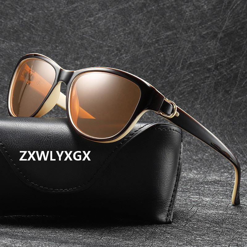 Marque De luxe Design oeil De chat lunettes De soleil polarisées hommes femmes dame lunettes De soleil élégantes femme conduite lunettes Oculos De Sol