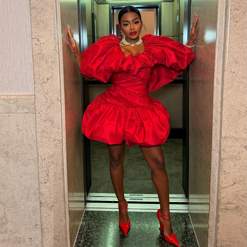Robe Courte Femme Coupe A-Line Y2K Streetwear Taille Cintrée Soirée Élégante Épissée Fête Travail Été 2026