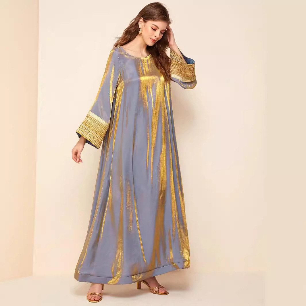 Robe longue arabe Jalabiya pour femmes musulmanes, Abaya saoudienne, robe de soirée, Ramadan, Maroc, Dubaï, Eid, Abayas, Kaftan, Islam, Robe éducative