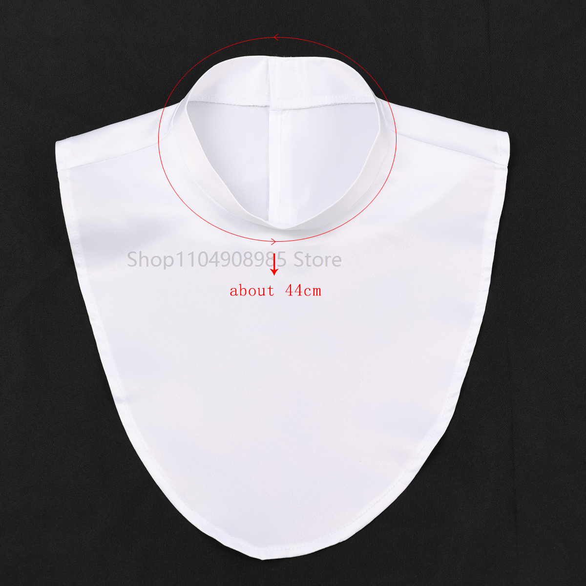 Collier de prêtre Cosplay médiéval rétro blanc, accessoires de Costume, vêtements intérieurs polyvalents, faux col