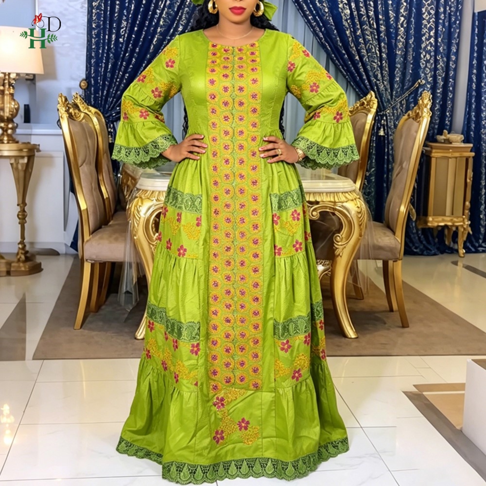 Robes H&D en solde, robes africaines pour femmes, robes brodées en bazin riche pour la mère de la mariée 2026, Afrique du Sud