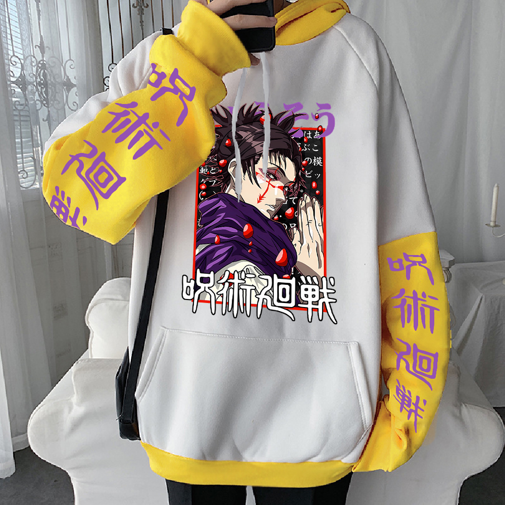 Sweats à capuche College graphiques pour hommes et femmes, sweat-shirt Anime, pull homme, Jujutsu Kaimmense, Choso Cool, décontracté, Harajuku