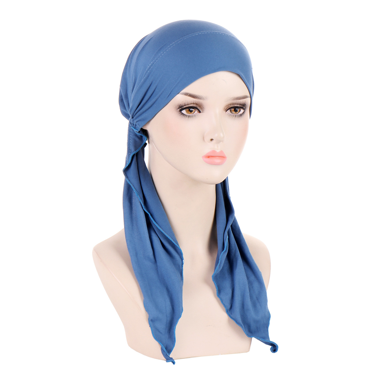 Bonnet turban chimio pour femme, Skullies, bonnet pour fille, bandanas au design traditionnel, tête ronde, perte de cheveux, vêtements de sauna, femme rurale, Z12X03