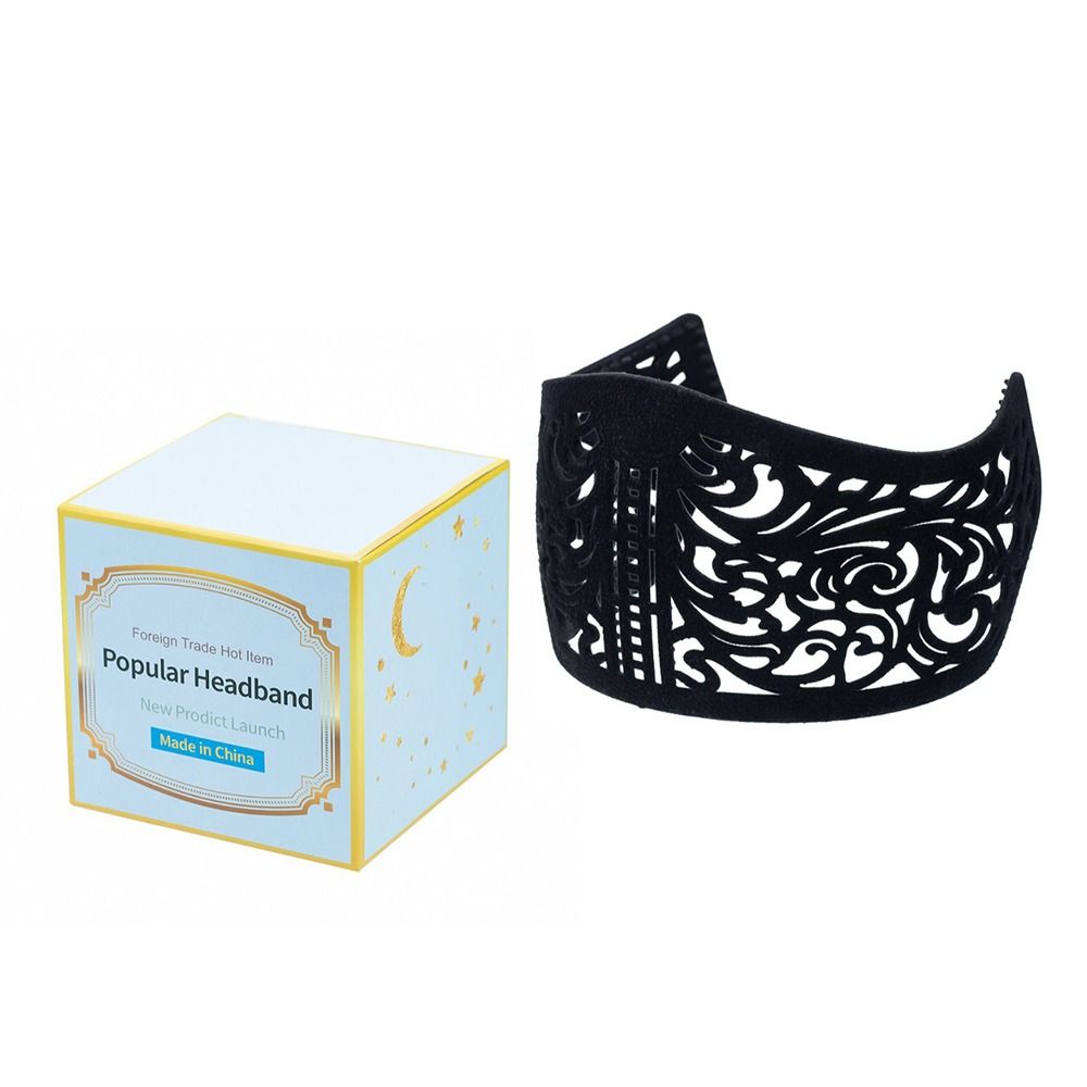 Bandeau antidérapant à dents pour fixer le foulard, mini-couronne élargie coupe-vent, bandeau multifonctionnel pour cheveux