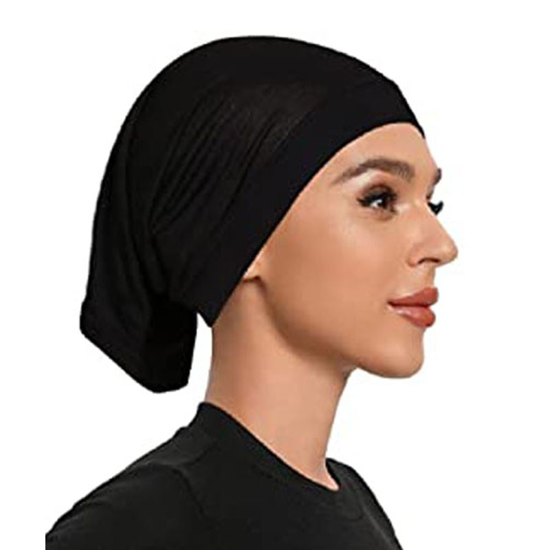 Bonnet Hijab sous écharpe pour femme, couvre-cou islamique, bonnet Sophia, chapeau musulman, ensemble de 6 pièces