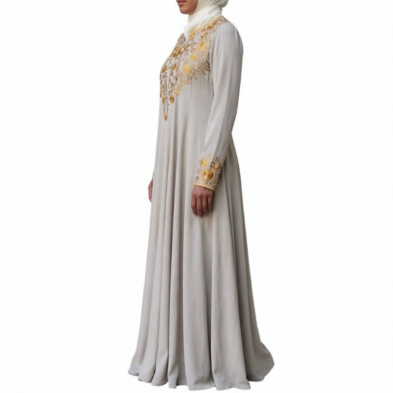S-5XL dubaï caftan Robe Robe musulmane noir Abaya vêtements islamiques pour les femmes turc Abaya imprimé Robes longue Robe Elbise Abaya