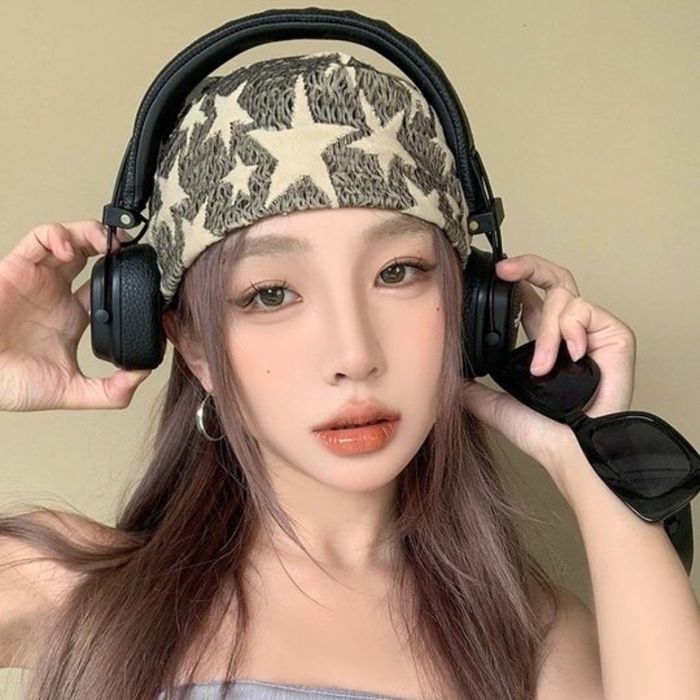 Mode Wasteland Style étoile cheveux écharpe Hip Hop enveloppement doux Y2K hanche écharpe Triangulaire Sacrf tricoté bustier tubulaire Streetwear